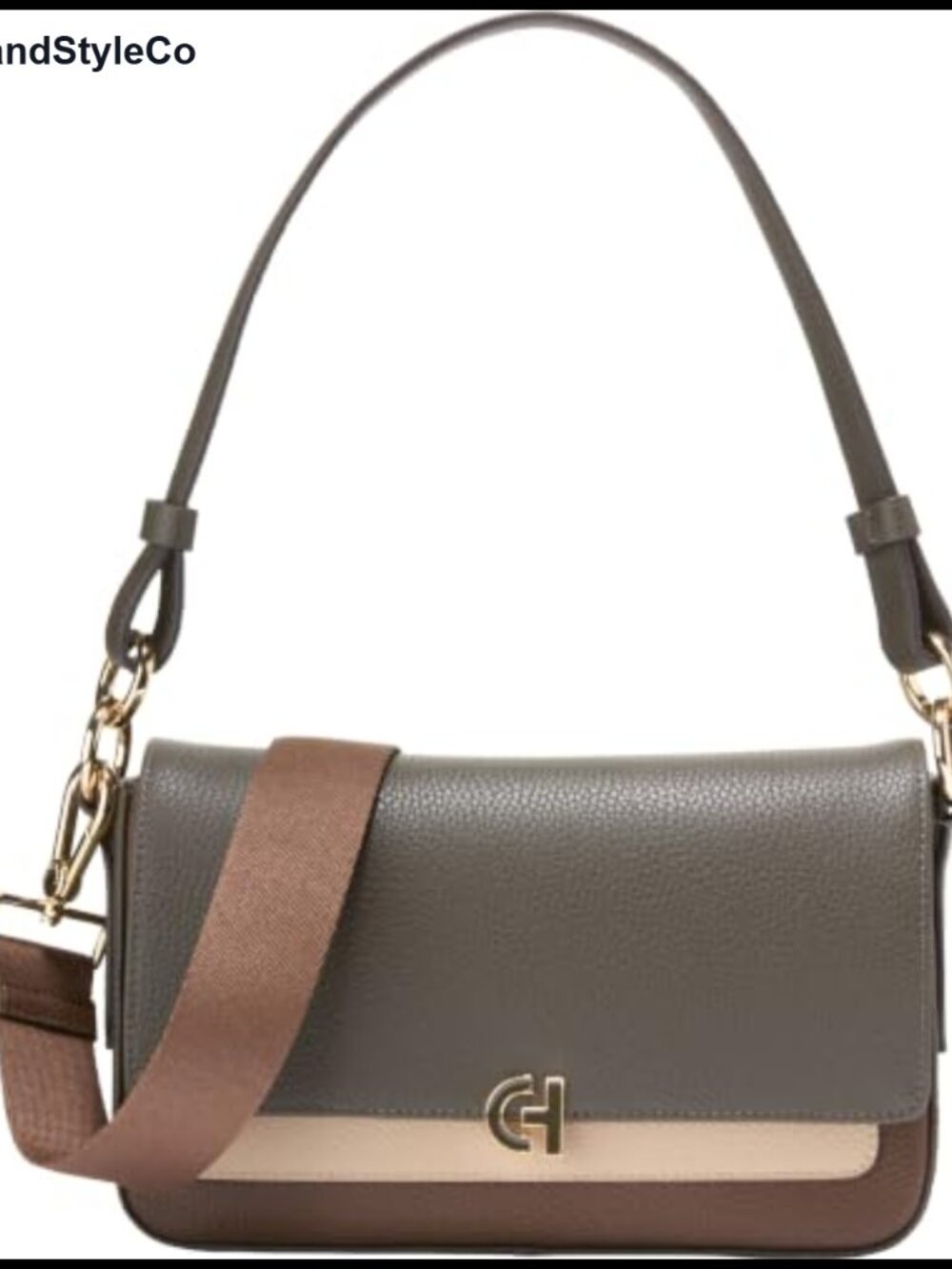 Leather Mini Satchel Tech-Compatible Removable Strap Multi-Way Carry